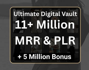 1100万以上のPLR MRRメガバンドル、再販権、デジタルビジネスツール