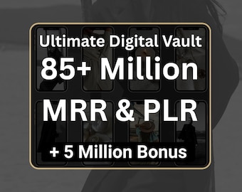 85 Million+ PLR MRR Digital Products Bundle: Resell Rights, 2025 Edition