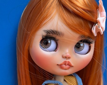 美しい赤い髪のブライス人形カスタム - Etsy 日本