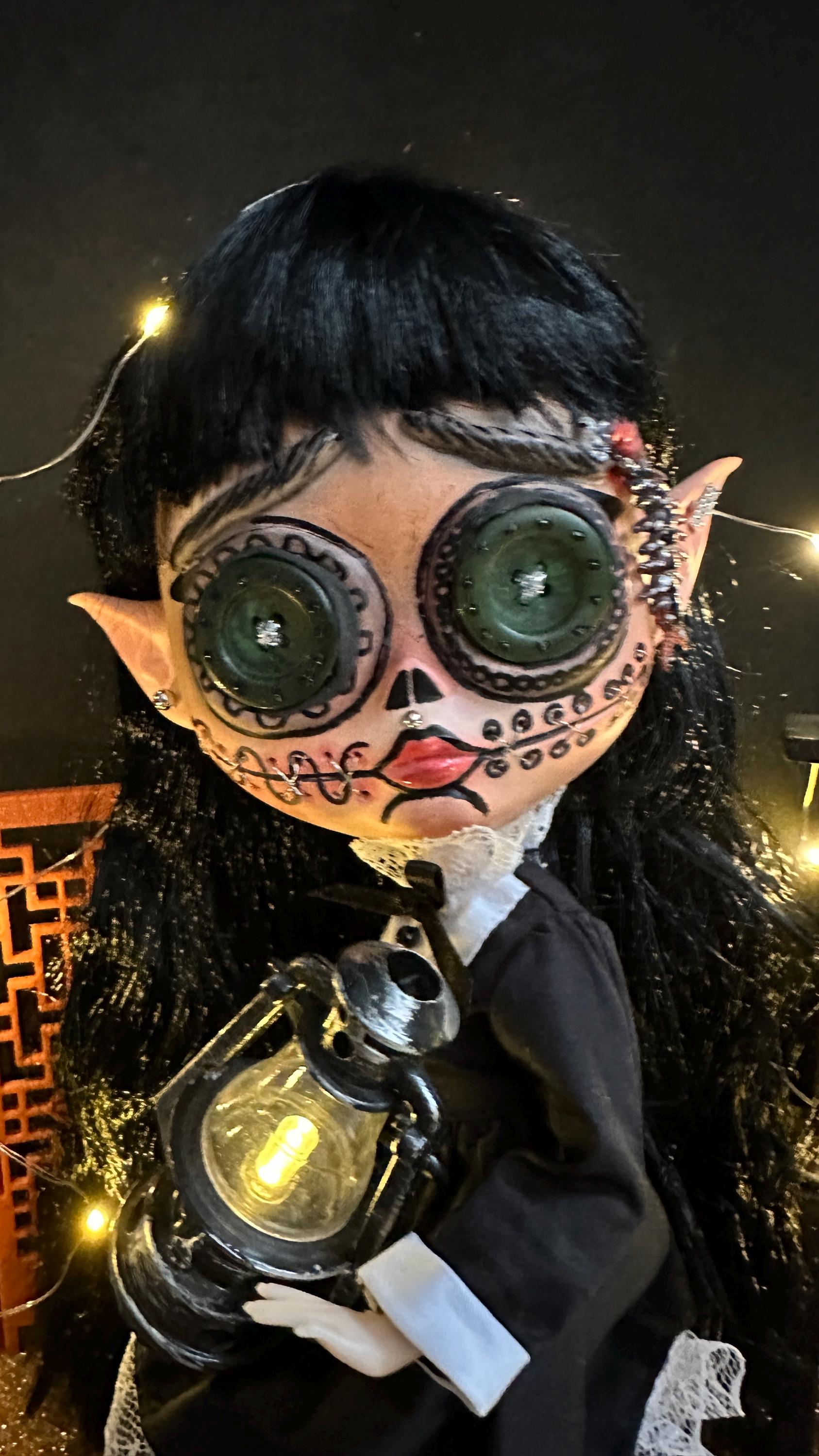 ブライス人形、カスタムゴシックブライス人形、アートドール、ooak