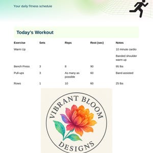 Daily Workout Planner