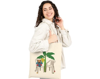 Cotton Canvas Tote Bag Benito Bowl Concho PR