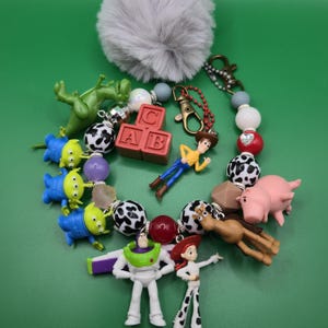 Disney Pixar Toy Story keychain bag charm with characters image 4