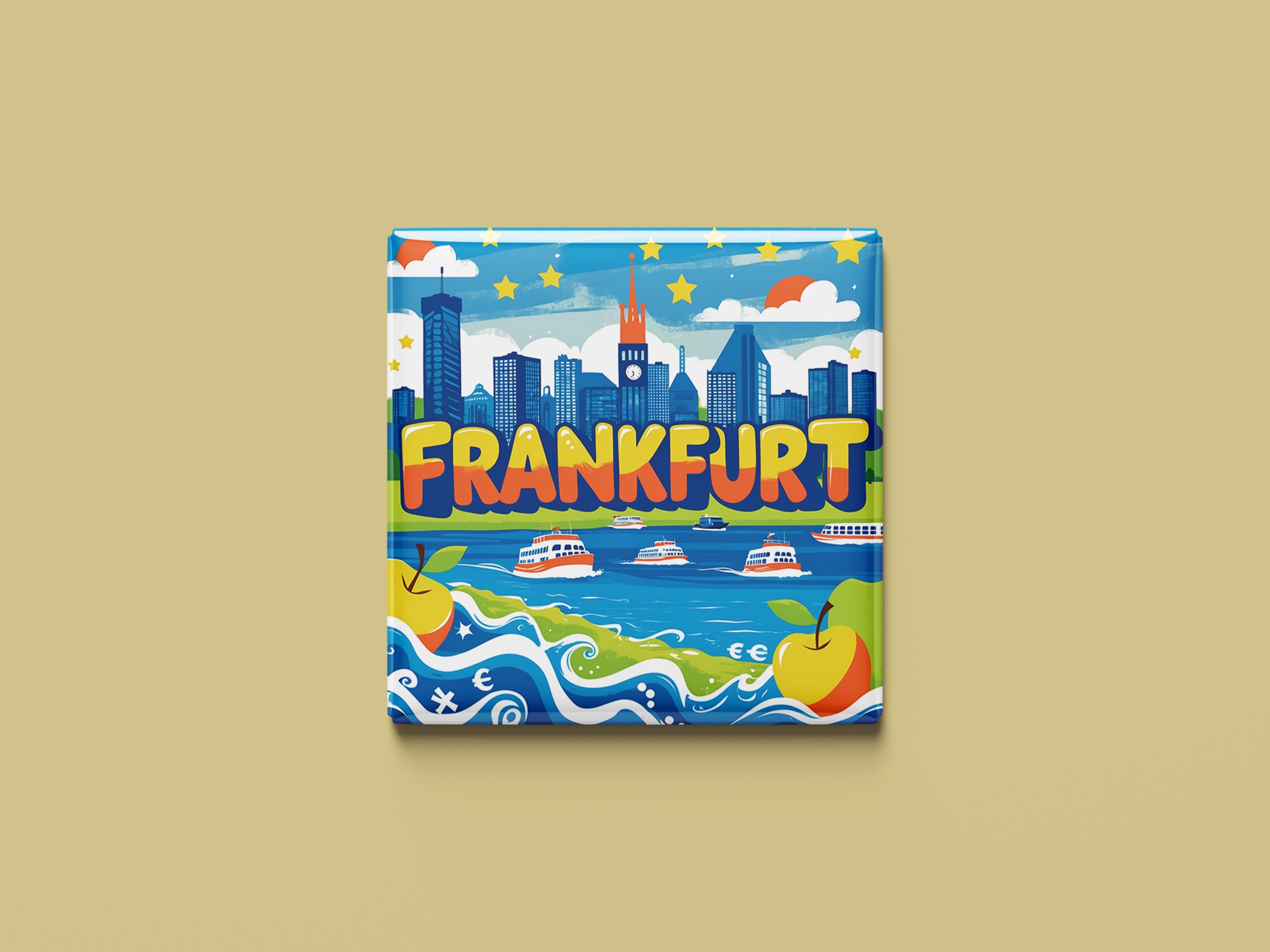 Germany Frankfurt Römerberg Fridge Magnet