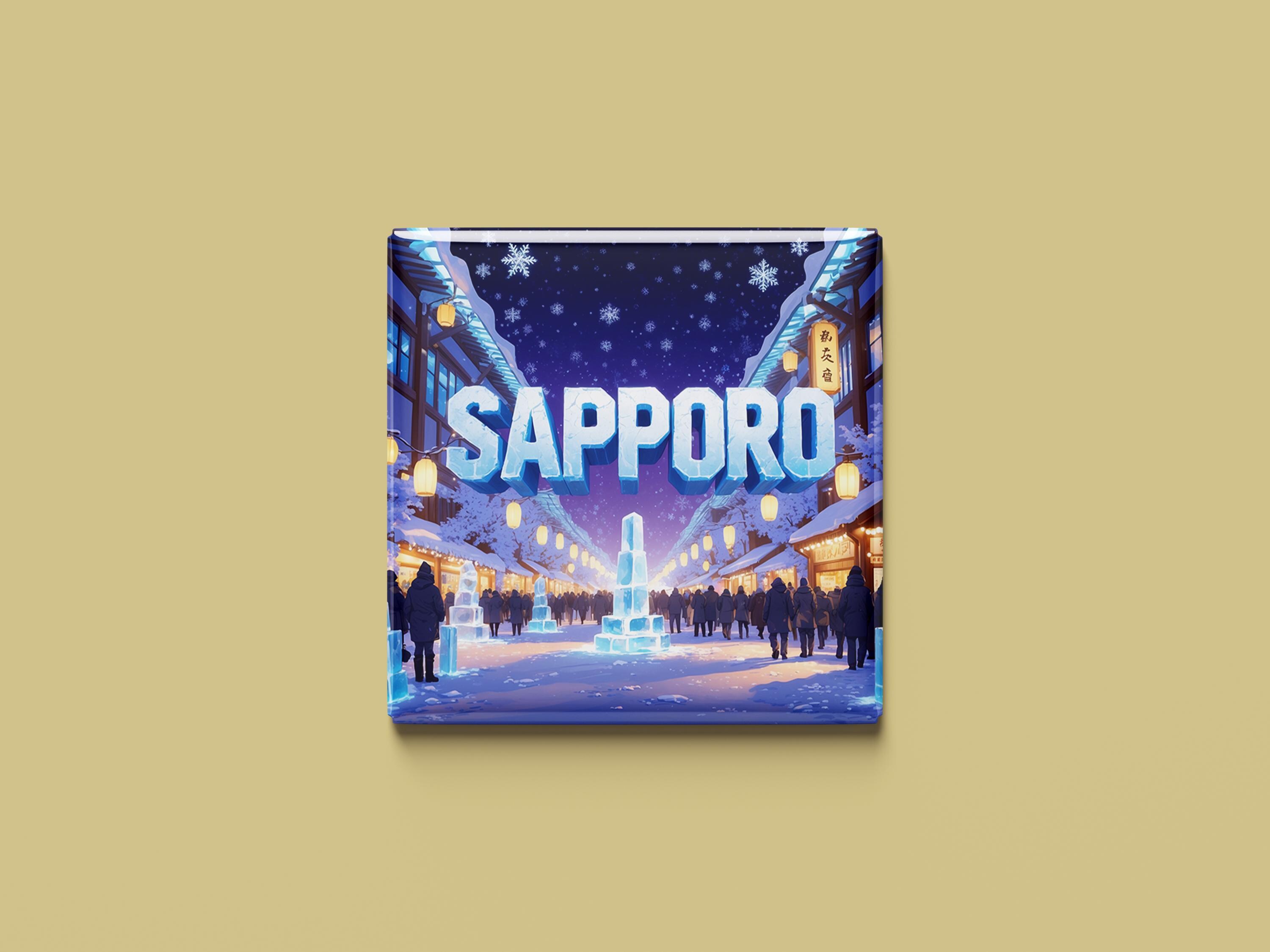 Sapporo Magnet | 5 Designs to Choose From | Handmade Souvenir