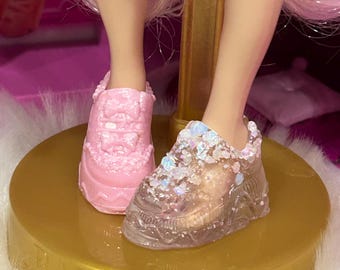 Pink Hot Glue Gun Make Barbie Shoes Rainbow High Fantastic Fashion