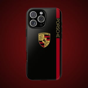 Porsche Auto Telefon Fall Geschenk für ihn für iPhone 16 15 14 13 12 11 Xs MAx Samsung S25 ultra S24 S23 S22 S21 S20 Geschenk für Kinder Geschenk für Freund