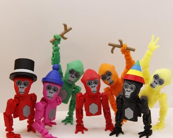 Gorilla Tag Action Figure – 3D Printed Articulated Monke 13 Toy