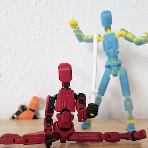 3d Printed Dummy 13 T13 Action Figure Model Toy Fully Assembled