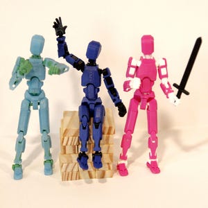 3d Printed Dummy 13 T13 Action Figure Model Toy Fully Assembled