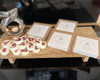 Cera de soja fundida: Colección de fragancias de lujo, elaborada a mano con ingredientes botánicos