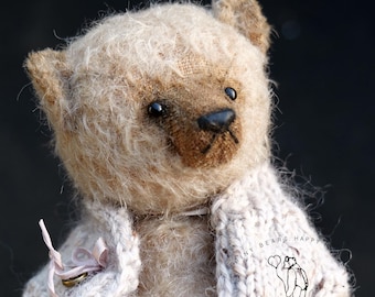 Mohair Artist Teddy Bear OOAK Art Doll Sculpture from Aerlinn Bears