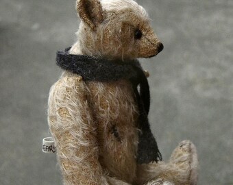 Jasper PDF Pattern 7 Teddy Bear including knitted vest instructions from Aerlinn Bears