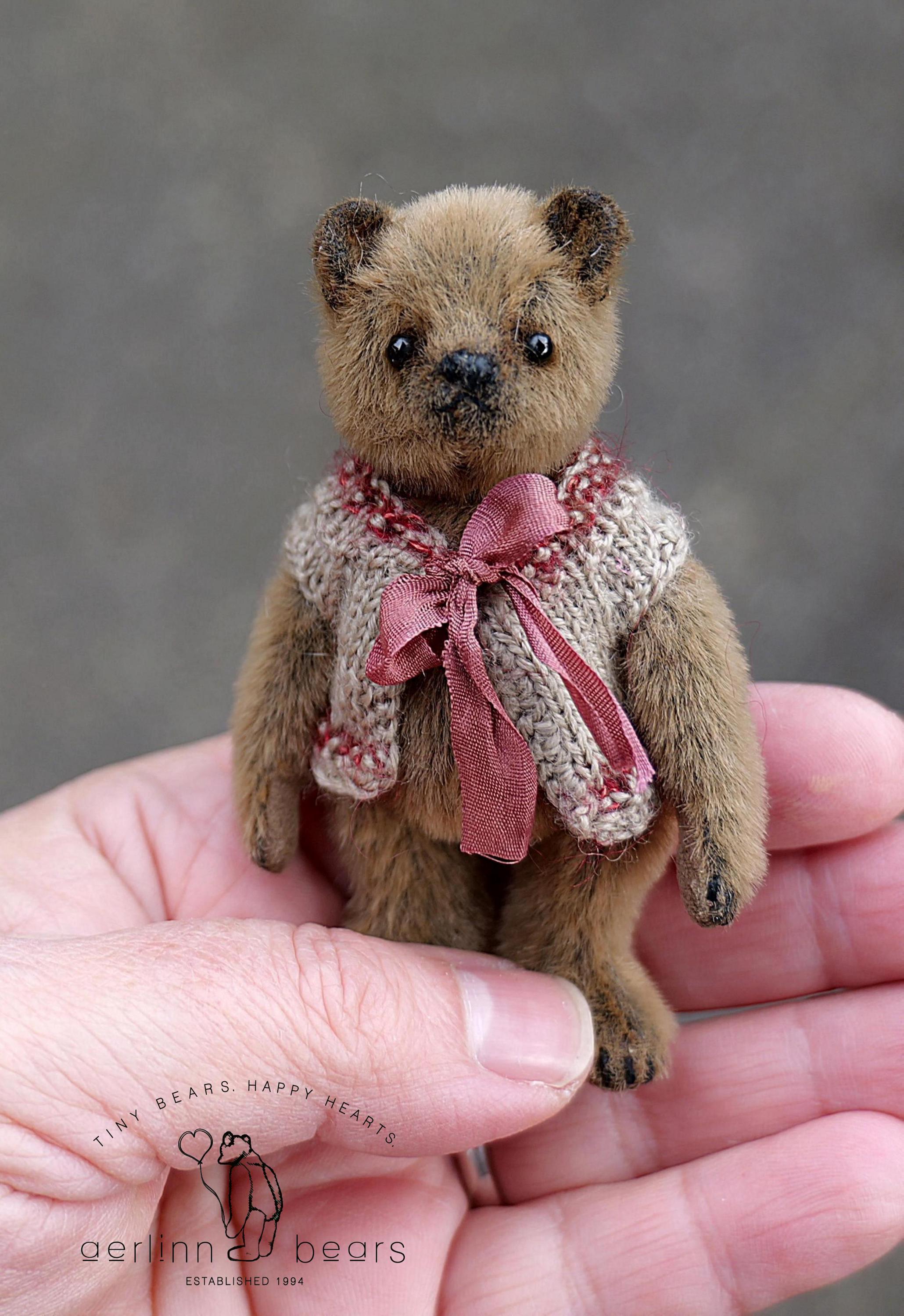 テディベア　Aerlinn Bears 海外作家　18cm アーティストベア テディベア Aerlinn Bears 海外作家 18cm アーティストベア