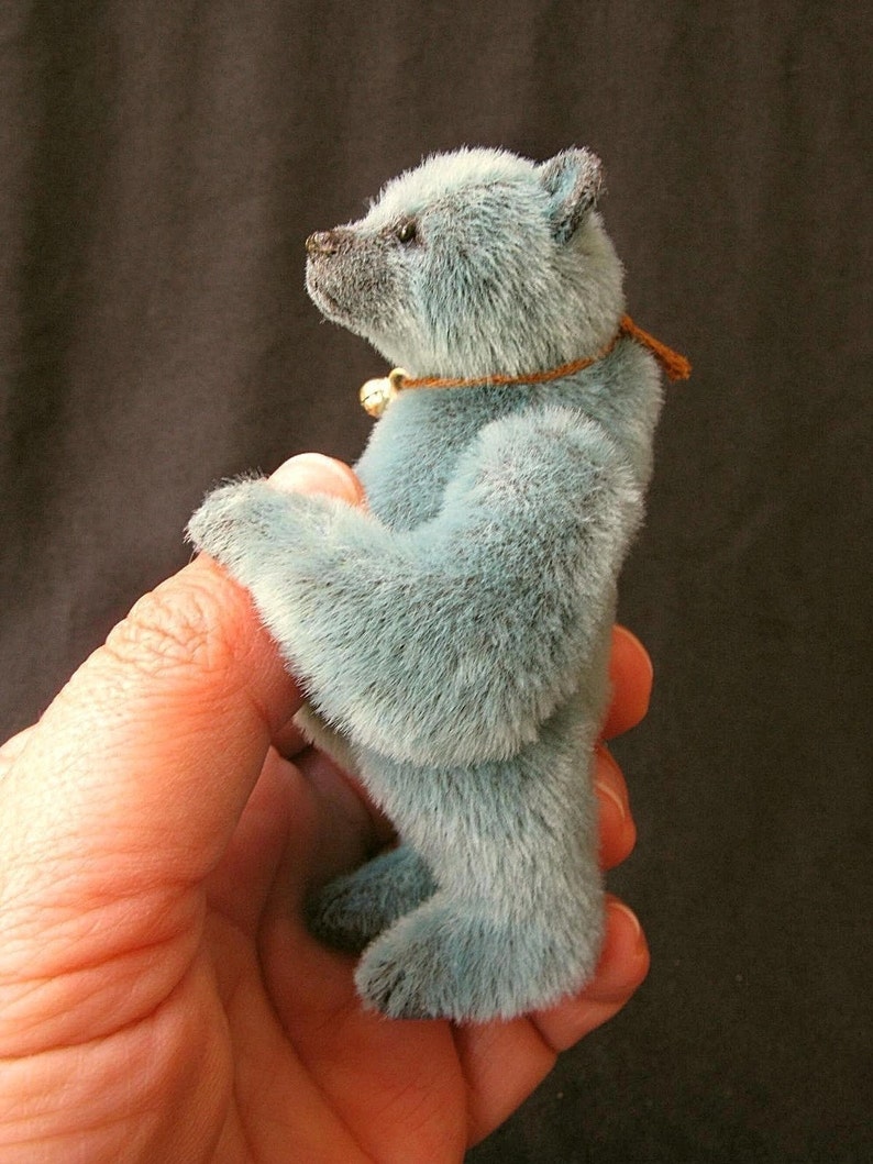 Miniature Artist Bear PDF Pattern for SILVER by Aerlinn Bears image 2