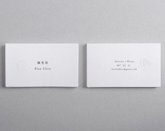 Custom Letterpress Business Cards with Your Logo Personalized Premium Quality Perfect for Professional Branding