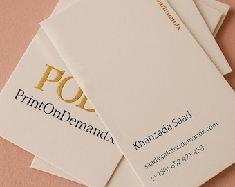 Custom Letterpress Business Cards 600gsm Cotton Paper Premium Handmade Embossed Cards Personalized Luxury Stationery