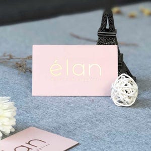 Elegante Visitenkarten - Premium Goldfarbene, anpassbare Karten | Luxus Professionelle Karten | Kundenspezifisches Design für Unternehmer & Mitarbeiter