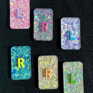 Personalized Glitter X-Ray Markers: Pastel Rad X-ray Markers,