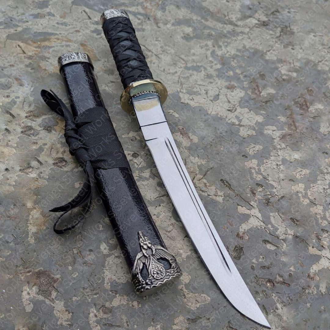 1045 Carbon Steel Mini Katana – Japanese Style Tanto With Full