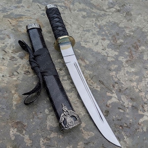 Mini Katana Tanto – Hand Forged Samurai Short Sword Replica