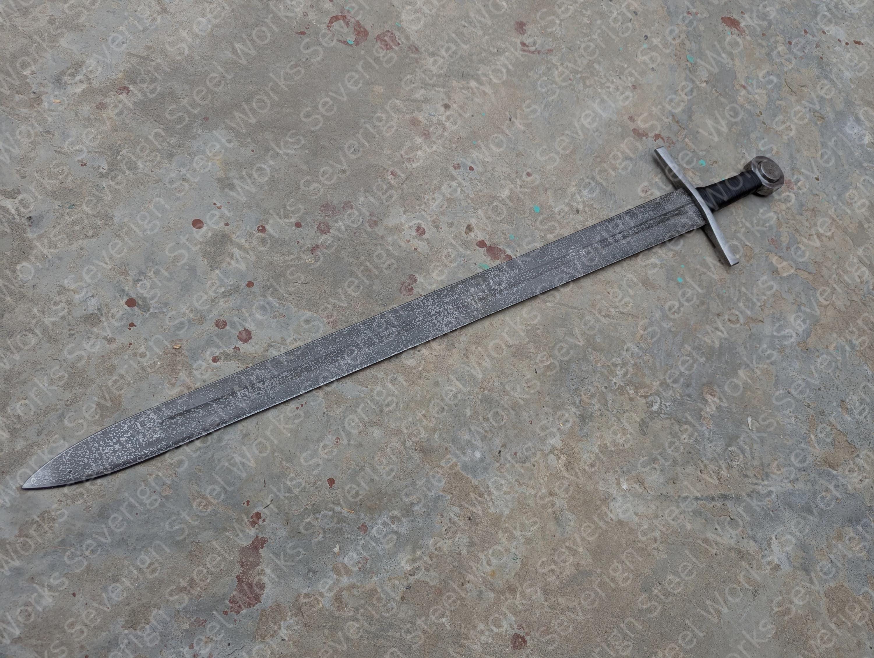 Knight Sword Replica – 12th Century Medieval Double Edge Cosplay
