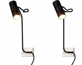 Mid-Century Modern Inspired Wall Sconces — Pair