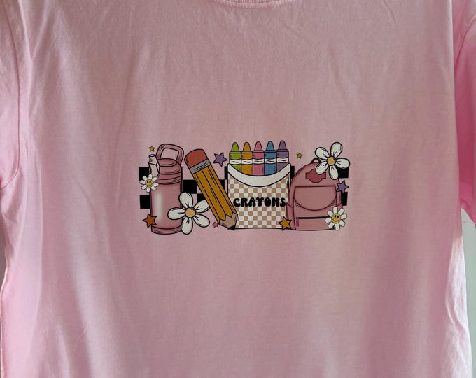 Youth L Girls Back to School Shirt