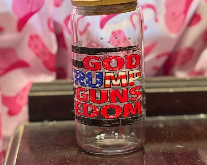 Political Glass Cup
