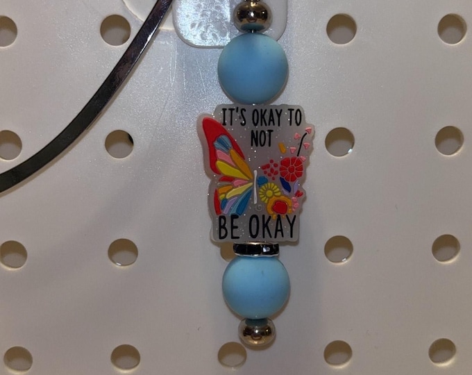 Silver It's Okay to not be Okay Bookmark