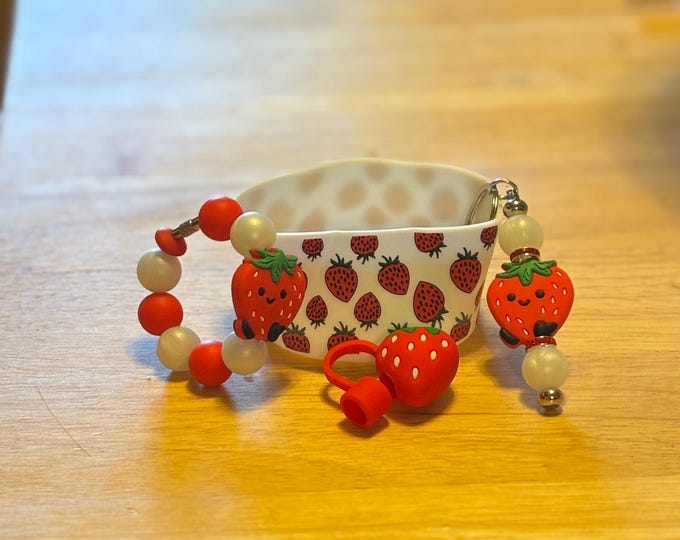 Strawberry Tumbler Boot Set