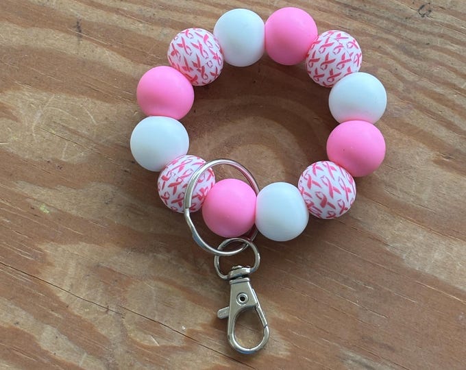 Breast Cancer Awareness Mini Wristlet