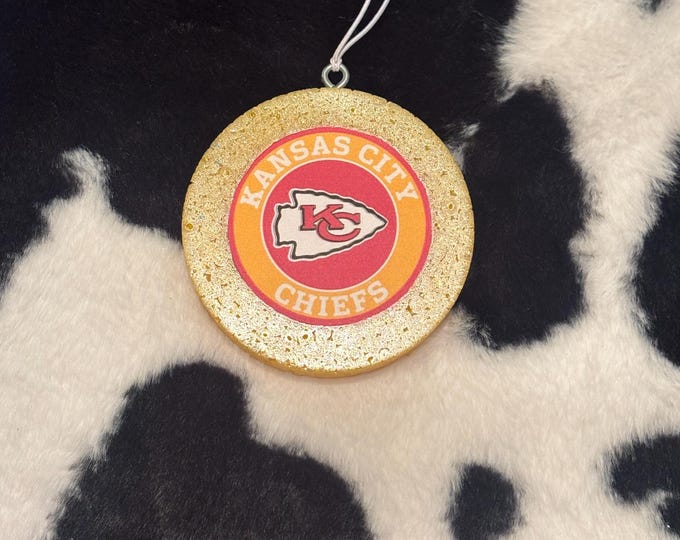 Yellow Circle Chiefs Car Freshie