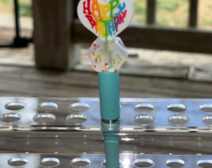 Blue Happy Birthday Pen