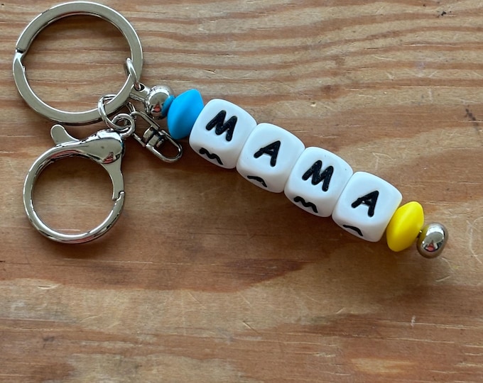 Name Mama Bar Keychain