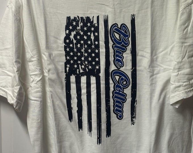 Blue Collar Adult T-Shirt (Size XL)