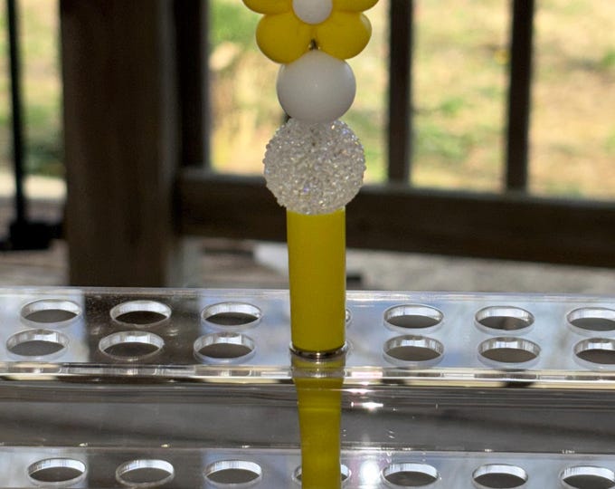 Yellow  #2 Flower Pen