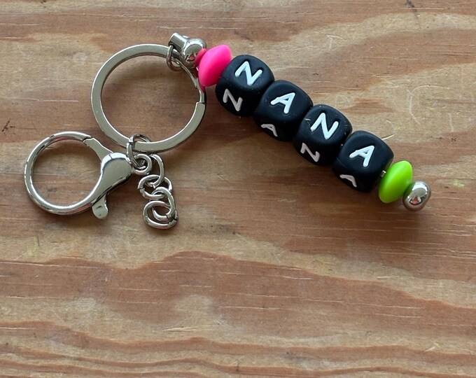 Name Nana Bar Keychain