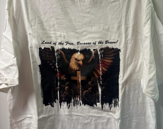 Land of the Free Adult T-Shirt (Size XL)