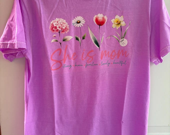She is Mom Adult T-Shirt (Size L)