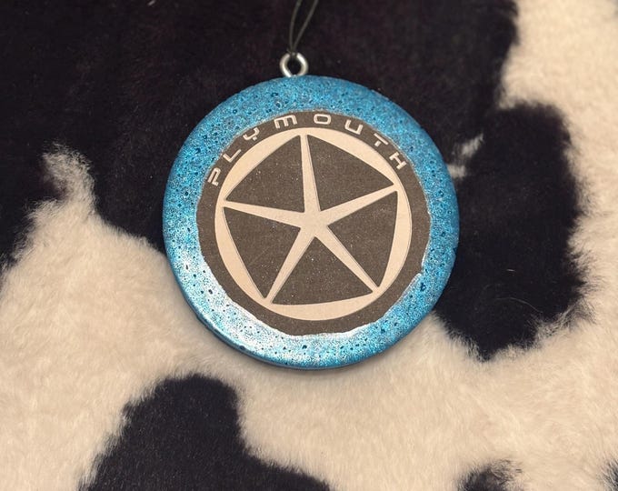 Circle Plymouth Car Freshie