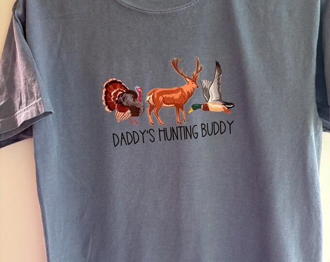 Dads Hunting Buddy Youth Shirt (Size M)