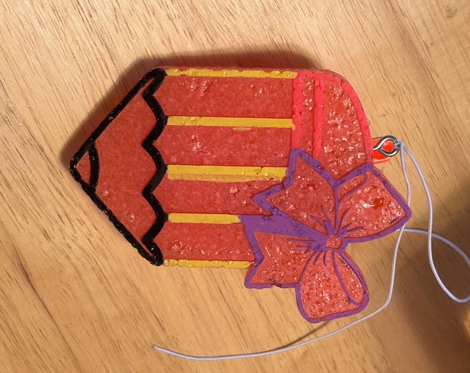 Red Pencil Auto Freshie