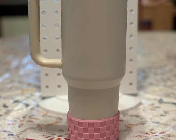 Pink Checkered Tumbler Boot