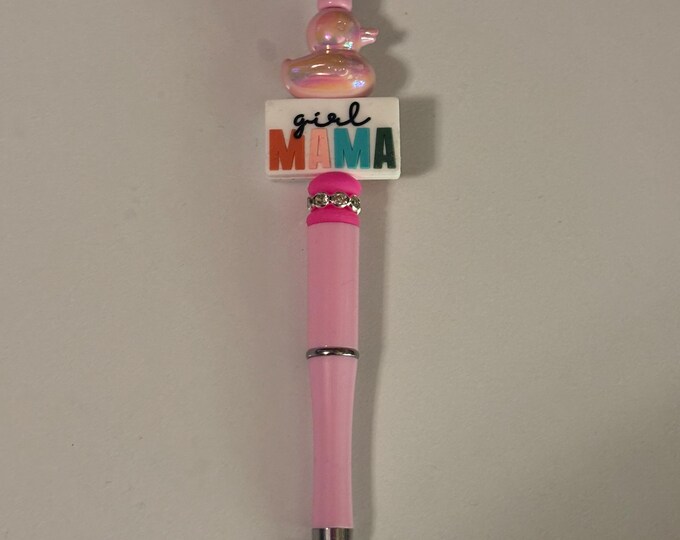 Pink Girl Mama Duck Pen