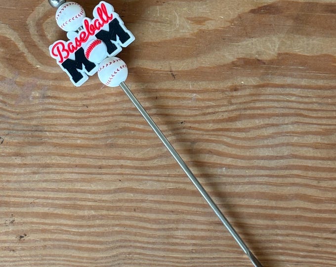 Baseball Mom Drink Stirrer