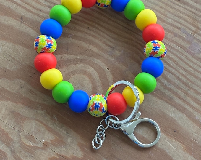 Autism Awareness Regular Wristlet
