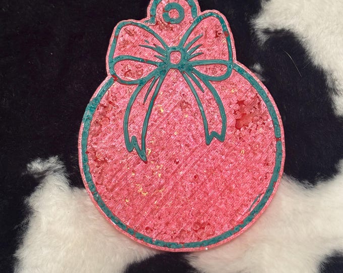 Red Ornament Car Freshie