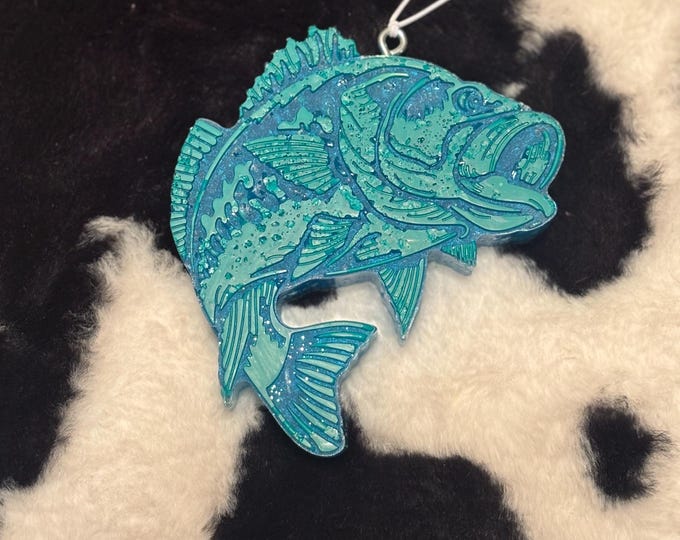 Blue Fish Car Freshie