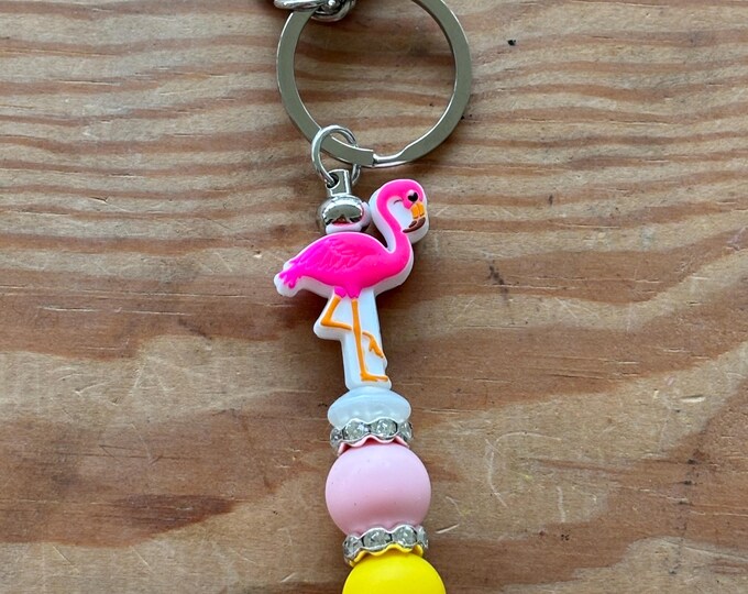 Flamingo Bar Keychain